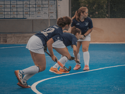 Partido del equipo senior femenino del Club de Hockey Carpesa